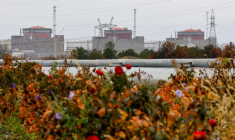 Photo de la centrale nucléaire de Zaporijjia, à l'extérieur de la ville d'Enerhodar