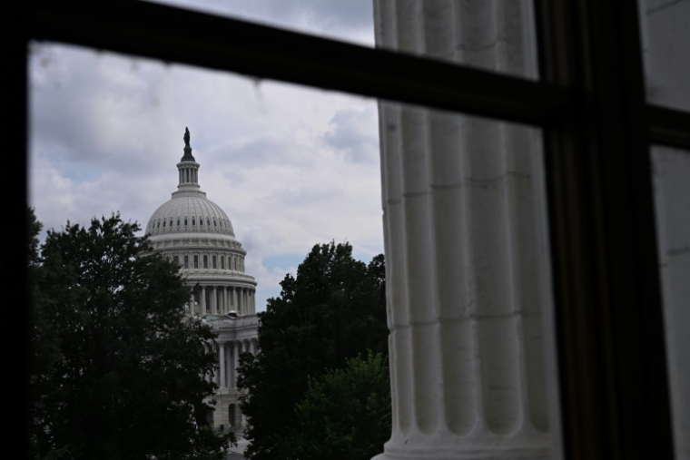 Le dôme du Capitole de Washington, siège du Congrès américain, le 16 juillet 2025 ( AFP / Alex WROBLEWSKI )