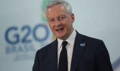 Photo du ministre français des Finances, Bruno Le Maire
