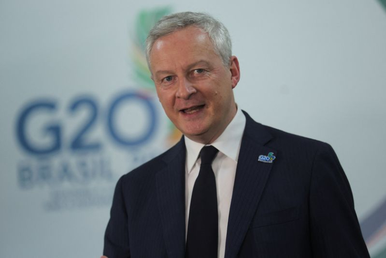 Photo du ministre français des Finances, Bruno Le Maire