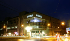 Vue générale de la bourse suisse à Zurich