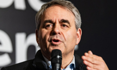 Xavier Bertrand à Lille, le 5 février 2024. ( AFP / SAMEER AL-DOUMY )