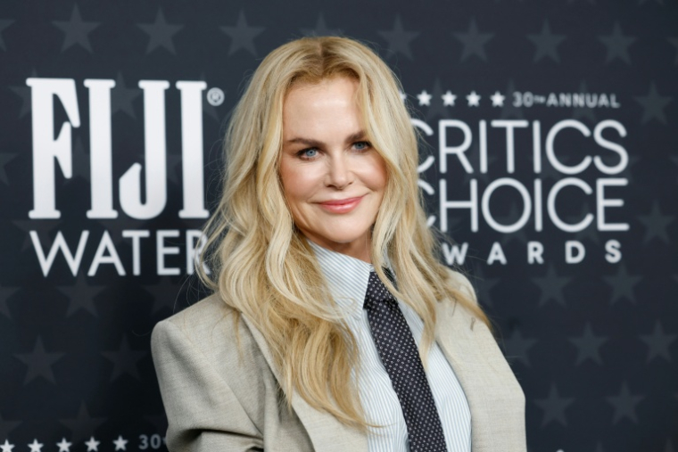 L'actrice Nicole Kidman sur le tapis rouge des Critics Choice Awards, le 7 février 2025, à Santa Monica, aux Etats-Unis ( GETTY IMAGES NORTH AMERICA / Frazer Harrison )