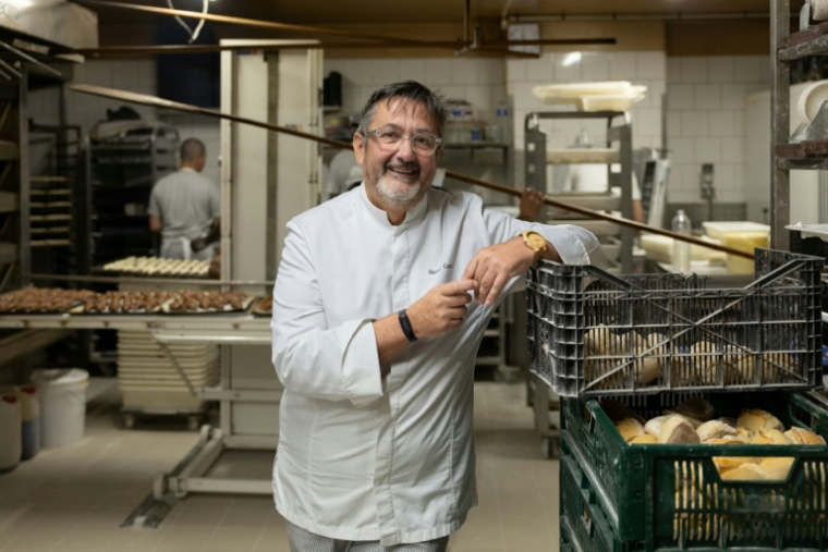 Le chef pâtissier Benoît Castel le 29 juillet 2026 à Paris ( AFP / JOEL SAGET )