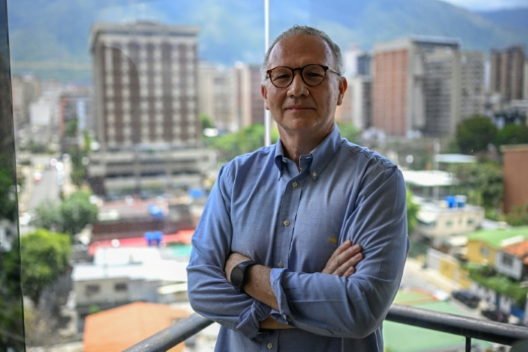 Perkins Rocha le 1er juin 2026 à Caracas au Venezuela  ( AFP / Federico PARRA )