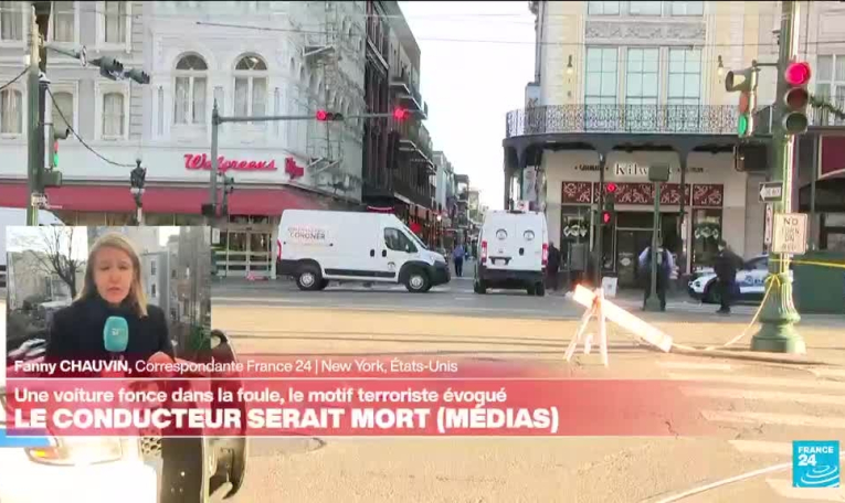 États-Unis : au moins dix morts dans une attaque à la voiture-bélier à La Nouvelle-Orléans