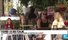 Covid-19 en Italie : le passe sanitaire obligatoire à partir du 6 août