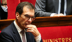 Jean-Pierre Farandou à Paris, le 22 octobre 2025. ( AFP / ALAIN JOCARD )