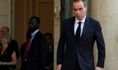 Le Premier ministre Sébastien Lecornu à l'Élysée le 28 mai 2026 ( AFP / Ludovic MARIN )