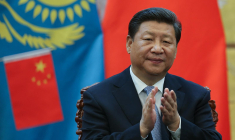 Xi Jinping, au Kazakhstan, en 2015 ( POOL / LINTAO ZHANG )