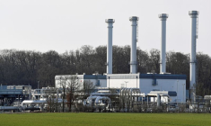Photo d'archives du dépôt de gaz naturel d'Astora à Rehden, en Allemagne