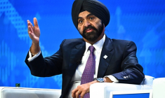 Ajay Banga, le 13 octobre 2026 à Bangkok ( AFP / Lillian SUWANRUMPHA )
