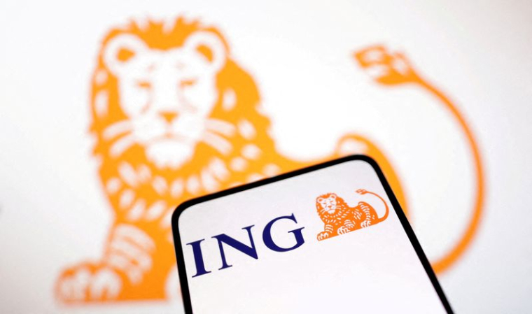 Le logo de la banque ING est visible sur cette illustration