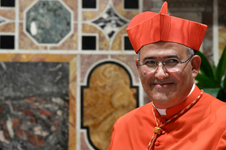 Le cardinal portugais José Tolentino de Mendonca lors d'une visite au Vatican, le 5 octobre 2019. ( AFP / Tiziana FABI )
