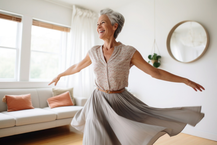 La pratique de la danse inspir&eacute;e du ballet et de la danse moderne peut am&eacute;liorer l&rsquo;aisance dans les activit&eacute;s quotidiennes. (cr&eacute;dit: Adobe Stock/photo g&eacute;n&eacute;r&eacute;e par IA)
