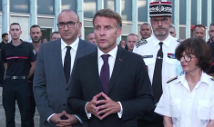 L'incendie dans les Landes "est fixé", dit Macron