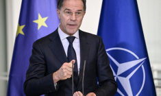 Mark Rutte, à Berlin, le 11 décembre 2025 ( AFP / TOBIAS SCHWARZ )