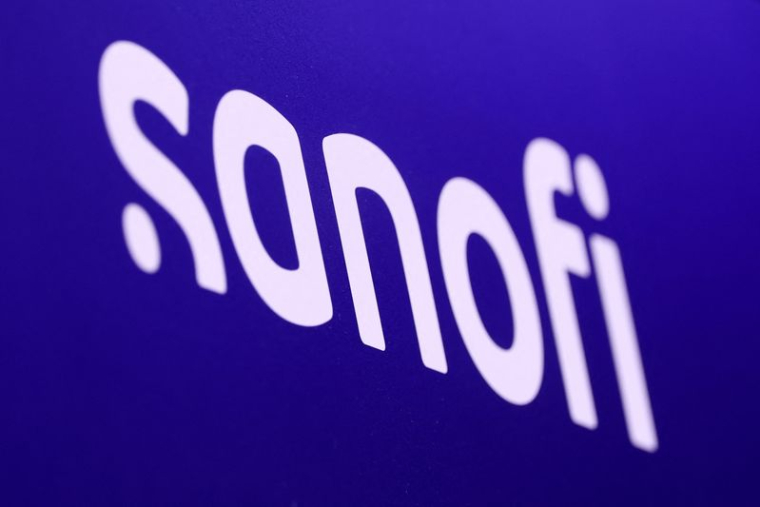Le logo de Sanofi au salon VivaTech