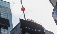 L'introduction en bourse (IPO) de SpaceX au Nasdaq MarketSite de New York