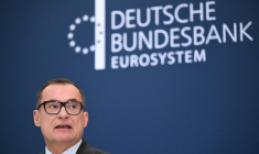 Le président de la Bundesbank, Joachim Nagel, à Francfort, le 5 mars 2026 ( AFP / KIRILL KUDRYAVTSEV )