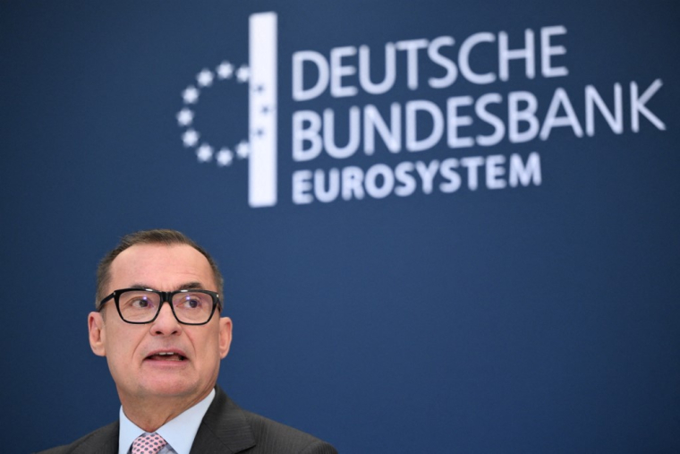 Le président de la Bundesbank, Joachim Nagel, à Francfort, le 5 mars 2026 ( AFP / KIRILL KUDRYAVTSEV )