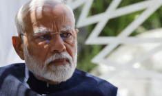 Narendra Modi, en Italie, le 14 juillet 2024 ( AFP / LUDOVIC MARIN )