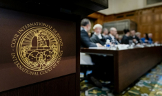 La Cour internationale de justice (CIJ), le 12 janvier 2024 à La Haye ( ANP / Remko de Waal )