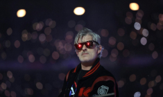 Le DJ français Kavinsky lors de la cérémonie de clôture des  JO paralympiques de Paris 2024 ( AFP / Thibaud Moritz )