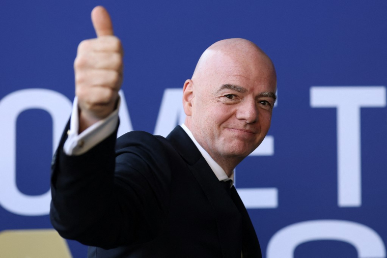 Gianni Infantino, à East Rutherford, New Jersey, le 19 juillet 2026 ( GETTY IMAGES NORTH AMERICA / FLORENCIA TAN JUN )