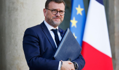 Olivier Klein, ministre du Logement, le 10 novembre à Paris. ( AFP / LUDOVIC MARIN )
