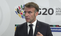 Les pays soutenant l'Ukraine se réuniront mardi après-midi en visioconférence (Macron)