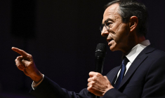 Bruno Retailleau, à Paris, le 20 juin 2024 ( AFP / JULIEN DE ROSA )