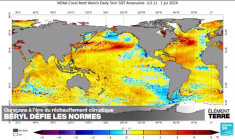 Béryl: un ouragan hors-norme, résultat de la surchauffe des océans