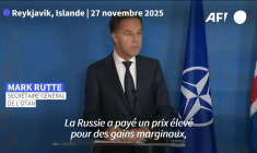 Plan pour l'Ukraine: le secrétaire général de l'Otan "félicite" les efforts de Trump