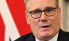 Le Premier ministre britannique Keir Starmer s'exprime au 10 Downing Street à Londres, le 16 septembre 2025 ( POOL / Leon Neal )