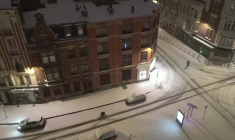 Nord: images de Lille sous la neige