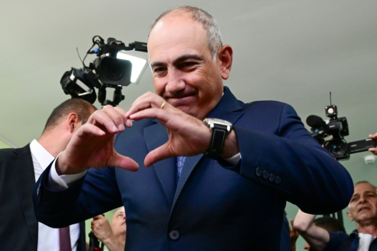 Le Premier ministre arménien Nikol Pashinyan le 7 juin 2026, à Erevan, en Arménie ( AFP / Karen MINASYAN )