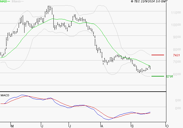 ERAMET : Attendre un test du support