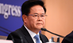 Zheng Shanjie à Pékin, en Chine, le 6 mars 2024. ( AFP / WANG ZHAO )