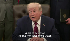Détroit d'Ormuz: l'Iran "ne peut pas nous faire chanter" (Donald Trump)