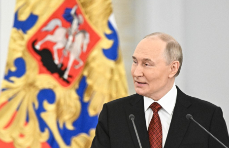 Vladimir Poutine à Moscou, en Russie, le 12 juin 2025. ( POOL / SERGEI BOBYLYOV )