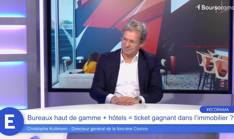 Christophe Kullmann (DG de Covivio) : "Il y a un gros potentiel de hausse sur notre cours de Bourse !"