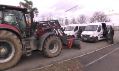 Mercosur: des agriculteurs en colère bloquent le Pont de l'Europe à Strasbourg