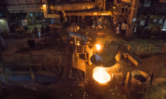 Le site de Saint-Gobain PAM, à Pont-à-Mousson, en 2016 ( AFP / SEBASTIEN BOZON )