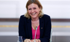 La présidente de l'Assemblée nationale Yaël Braun-Pivet à  Paris le 12 juillet 2025 ( POOL / Tom Nicholson )
