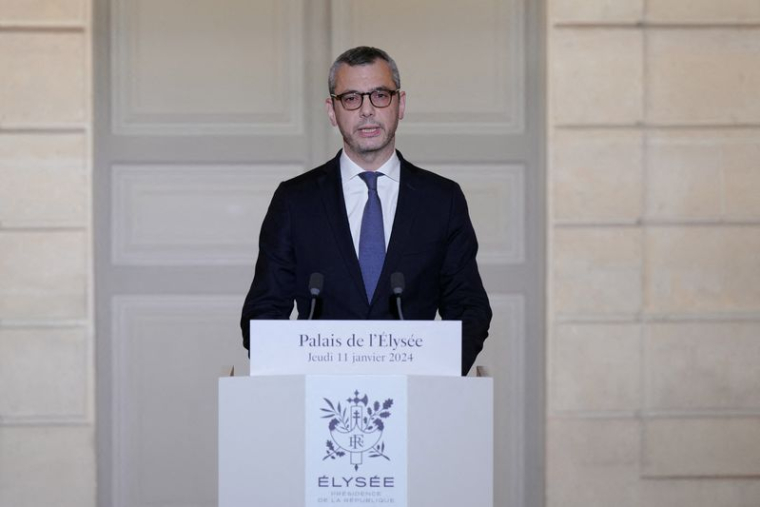 Le secrétaire général de l'Elysée Alexis Kohler vu au Palais de l'Elysée à Paris
