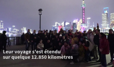 Un duo termine son périple à pied entre la France et Shanghai