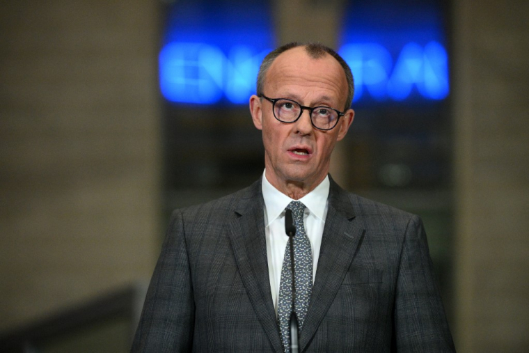 Friedrich Merz, à Berlin, le 4 mars 2025 ( AFP / RALF HIRSCHBERGER )