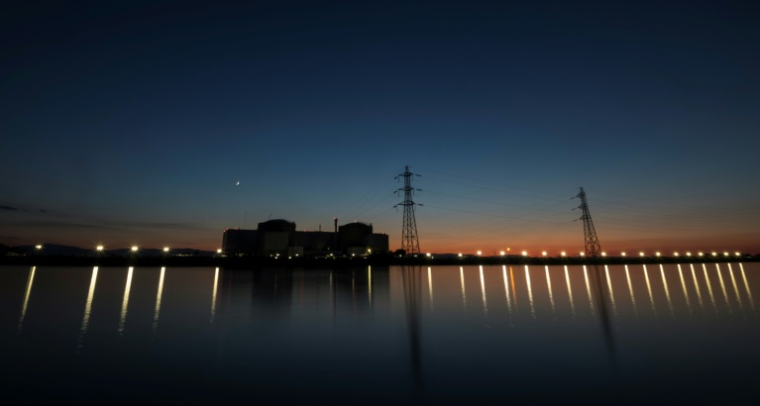 La centrale nucléaire de Fessenheim, le 23 juin 2020 ( AFP / SEBASTIEN BOZON )