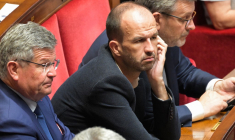 Manuel Bompard à Paris, le 18 juillet 2024. ( AFP / BERTRAND GUAY )